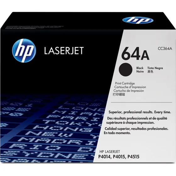 HP 64A Sort Toner, Original, 10000 Sider