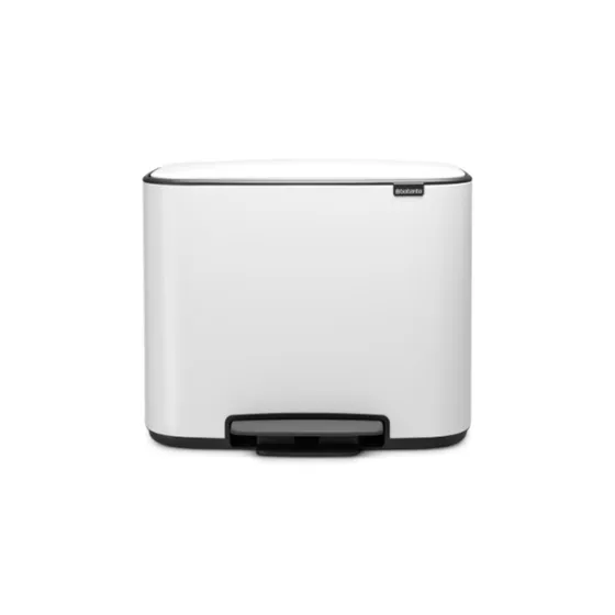 Brabantia BO Pedalspand 11+23 L Hvid