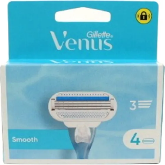 Gillette Venus Glatte Udskiftningsblade 4-pack