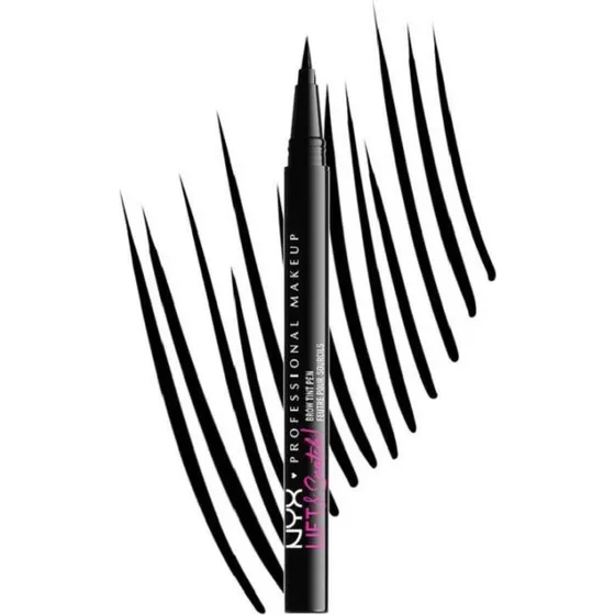 NYX Prof. Makeup Lift N Snatch Brow Tint Pen - Sort, 1 ml