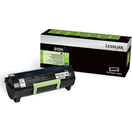Lexmark Toner 51F2H00 Sort, 5000 Sider