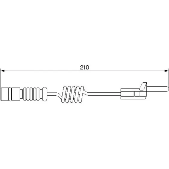 BOSCH Slidindikator Bremsebelægning 9015400117 for VW og Mercedes-Benz