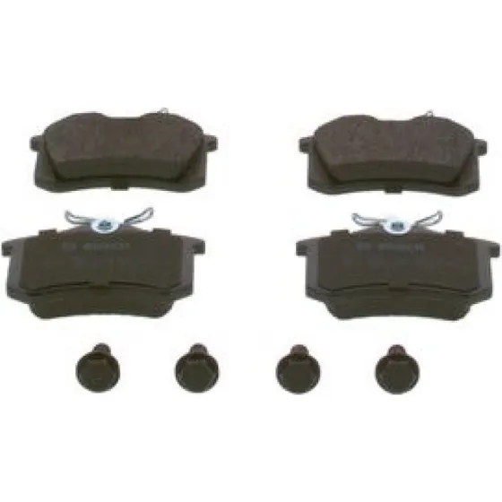 BOSCH Bremseklodser 0 986 424 751, Akselsæt, Low-Metallic