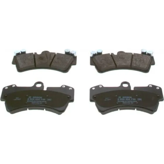 BOSCH Bremseklodser 0 986 424 739, foraksel, 16,4 mm tyk