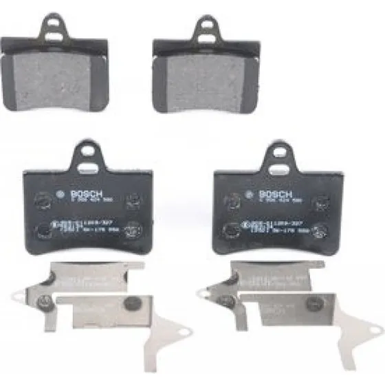 BOSCH Bremseklodser 0 986 424 580 til Citroën (bagaksel)