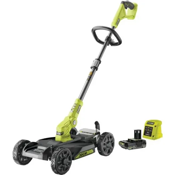 RYOBI RY18LMC30A-XL120 18V 3-i-1 plæneklipper med batteri og lader