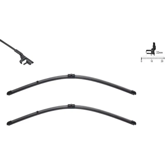 VALEO Viskerblad 574302 Silencio 530 mm, til VW og Skoda