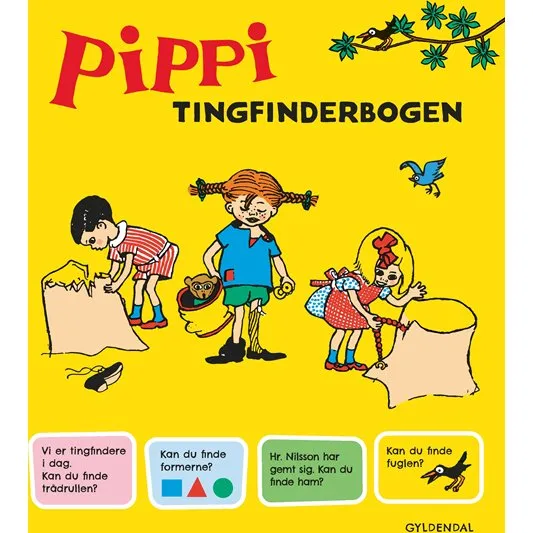 Pippi Tingfinderbogen - Børnebog med solide pap-sider