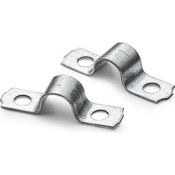 Kabelbøjle Ø22mm 2Lap Varmgalvaniseret - 100 stk