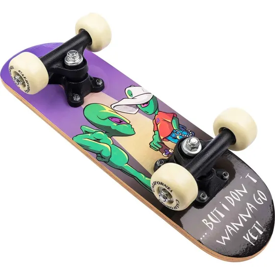 California Mini Skateboard 43 cm - Alien