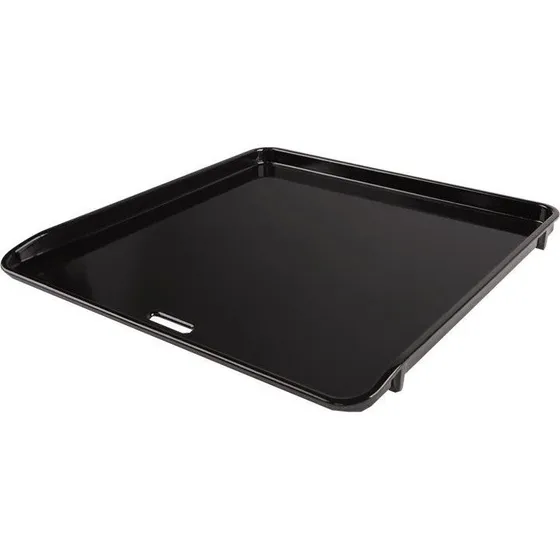 Weber CRAFTED Plancha-tallerken, porcelænsemaljeret støbejern, 40,1 x 41,3 cm