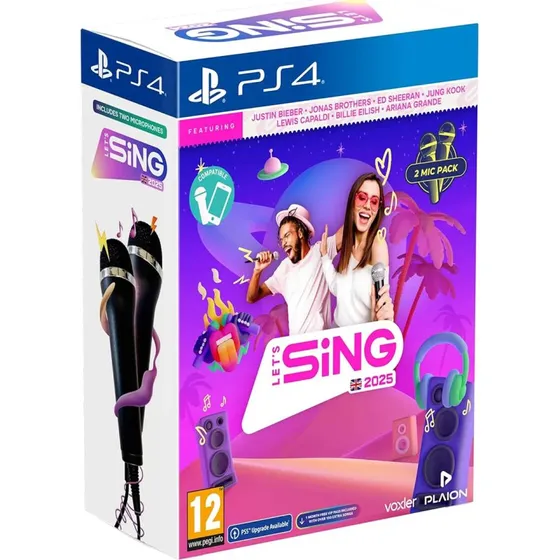 Let's Sing 2025 (Double Mic Bundle) – PS4