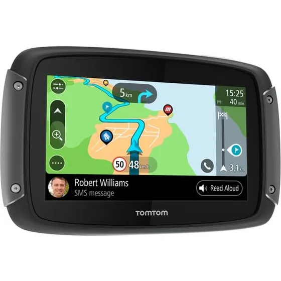 TomTom Rider 500 - 4,3'' motorcykel-GPS med Wi‑Fi & Lifetime-kort