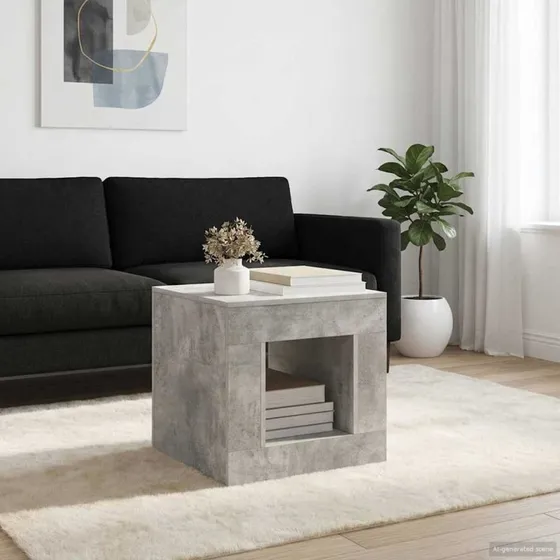 vidaXL BetonGrå Sofabord, 120x60 cm