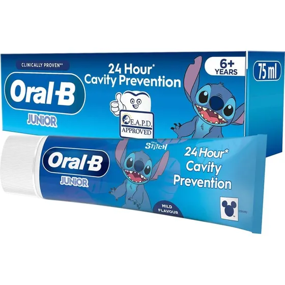 Oral-B Tandpasta Junior Pro Stitch 75 ml, 6+ år