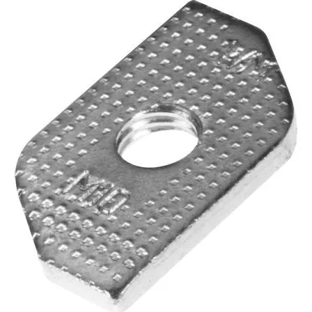 Skinnemøtrik M10 F/WM0,1,15,2,3 Elforzinket