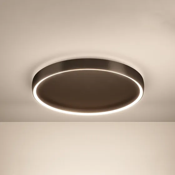 EGLO Stars of Light Trabuco LED-loftlampe, 55 cm, sort/brun