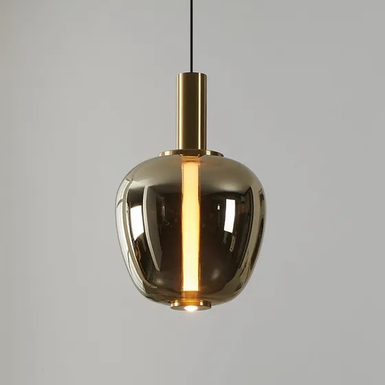 Eglo Fruitera LED-hængelampe, guld, Ø25 cm