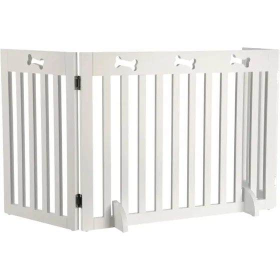 Trixie Hundegitter 3-dele Hvid 82–124×61 cm