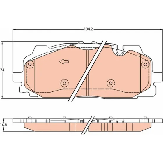 TRW GDB2158 Bremseklodser til Audi, VW og CUPRA