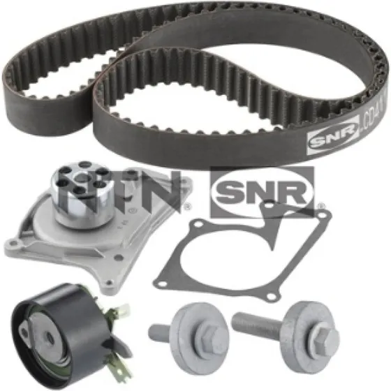 SNR Vandpumpe + Tandremssæt KDP455.582, 123 tænder, 27 mm bredde