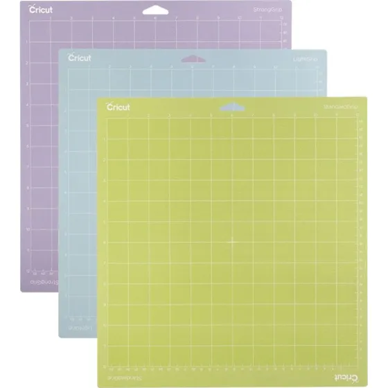 Cricut Machine Mat Variety Pack – 3 stk, 30,5 x 30,5 cm