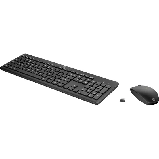 HP 235 Trådløs Mus & Tastatur Sæt, Pan Nordic, Sort