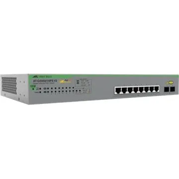 Allied Telesis AT GS950/10PS V2 8-port Gigabit PoE+ Switch