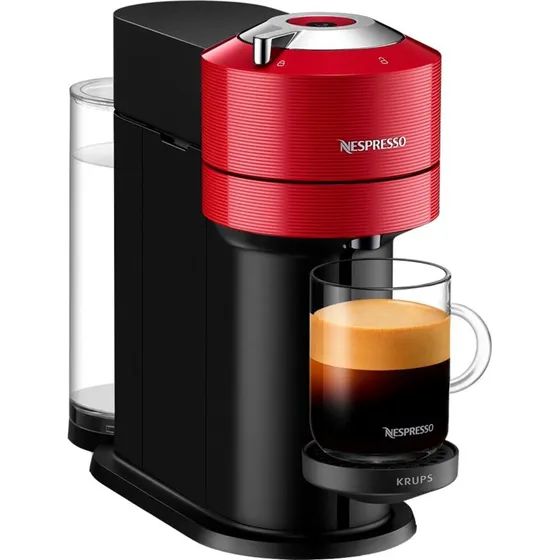 Nespresso Vertuo Next Kapselmaskine, 1,1 liter, Rød