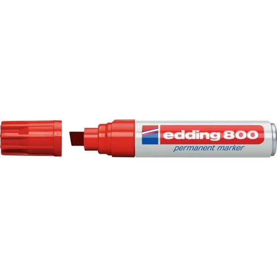 edding 800 Markør Rød 4-12 mm