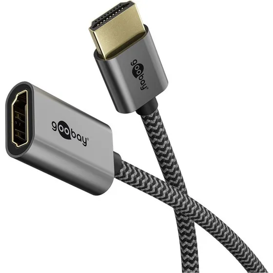 Goobay 79145 HDMI 0,1m Gold-Plated, HDMI 2.1, 48 Gbit/s