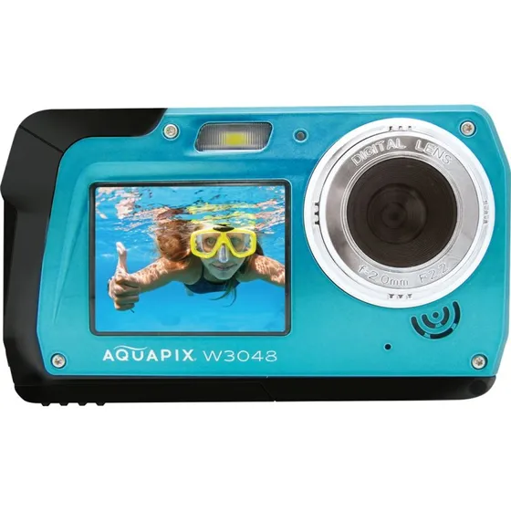 Easypix Aquapix W3048 Edge 13MP Isblå Undervandskamera