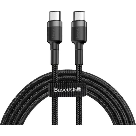 Baseus Cafule USB-C 2m Sort/Grå 60W