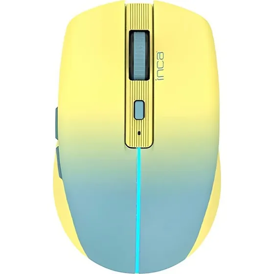 Inca IWM-511RS Blå Trådløs Mus, 6 Knapper, Bluetooth 5.1, 1600DPI