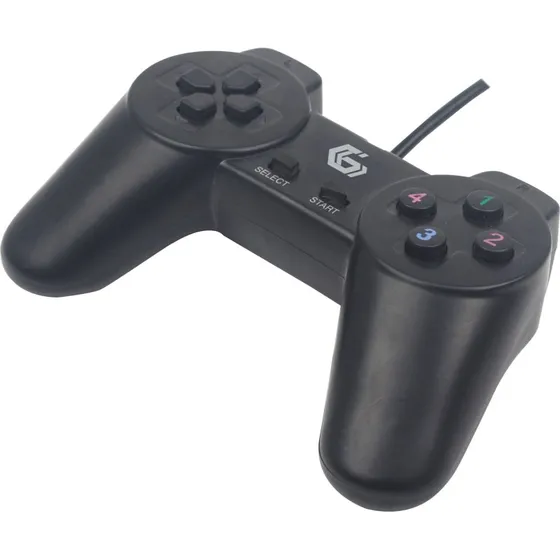 Gembird JPD-UB-01 USB Gamepad, Sort
