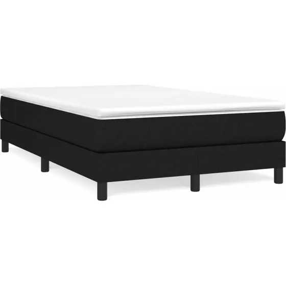 vidaXL Kontinentalseng 120x190 cm med Pocketfjedermadras, Sort