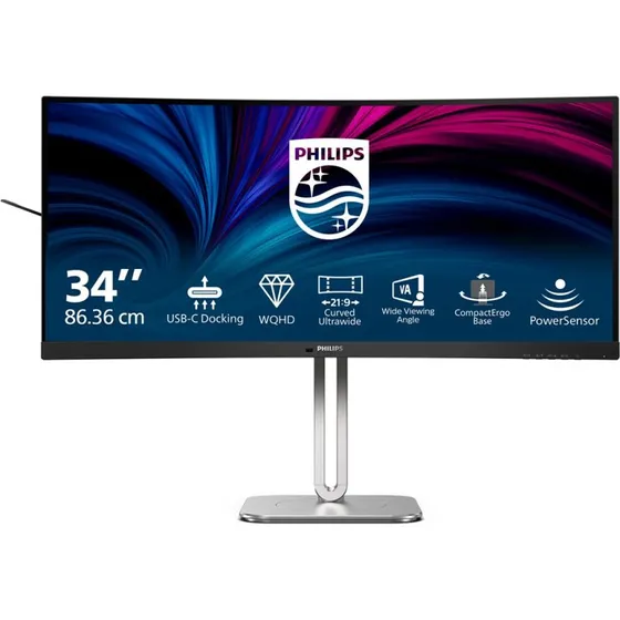 Philips 34B2U5600C 34" UWQHD VA 120Hz USB-C KVM