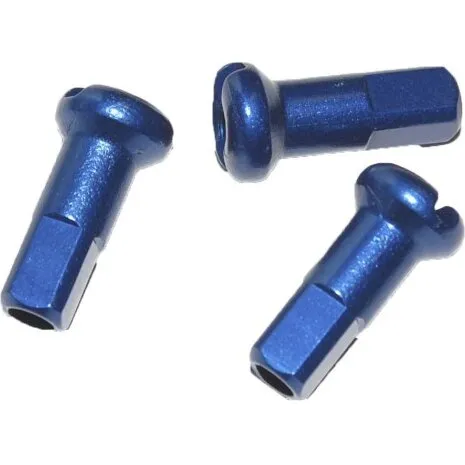 DT Swiss 2,0 x 12 mm sorte aluminiumnipler – 100 stk