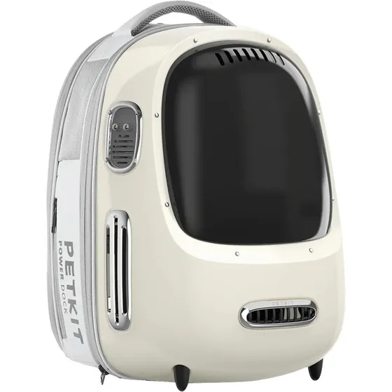 PETKIT Breezy2 Smart kæledyrsrygsæk – Cremehvid
