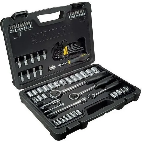 STANLEY Topnøglesæt 80 dele – 1/4", 3/8", 1/2"