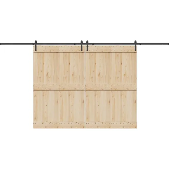 vidaXL skinnesæt 427 cm stål sort
