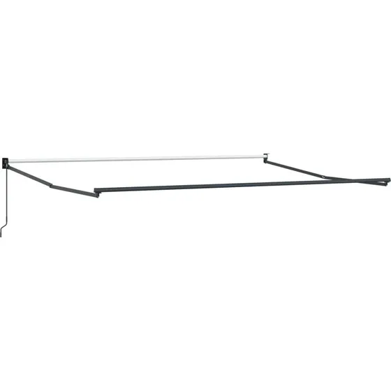 Utrækkelig Markise Hvid 400 × 300 cm Polyester