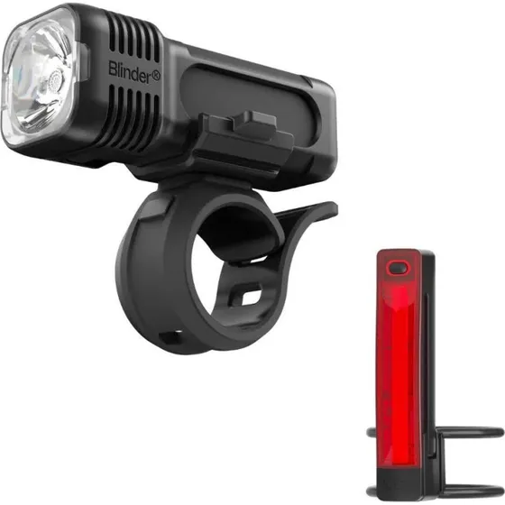 Knog Blinder 400 Lygtesæt, 400/20lm, IP67, Sort