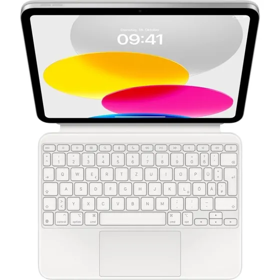 Apple Magic Keyboard med trackpad QWERTZ tysk, aluminium, trådløst