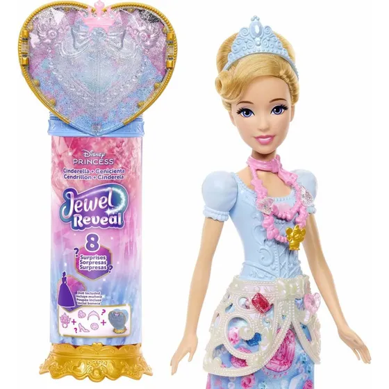 Mattel Disney Princess Askepot Hjertestav med Dukke og Tilbehør