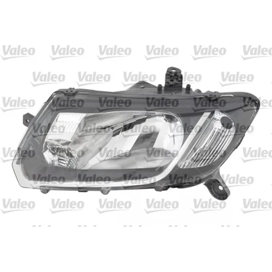 VALEO 045290 Forlygte, H4, sort, til RENAULT/DACIA