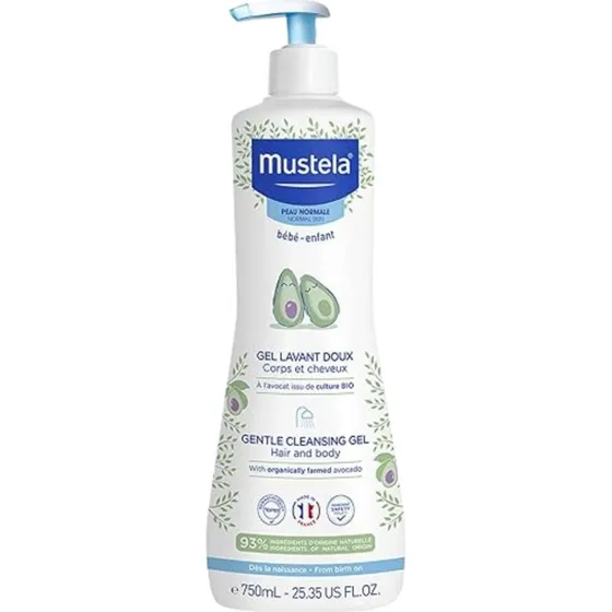 Mustela BabyGel 200 ml – Blid rense- og plejegel til baby