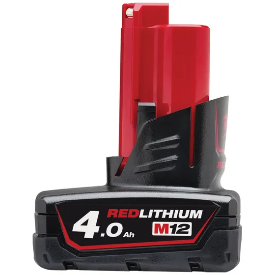 Milwaukee M12 4,0 Ah Batteri Redlithium