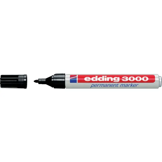 edding 3000 Markør Sort 1.5-3 mm