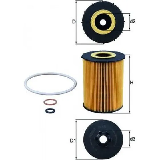 KNECHT OX 636D Oliefilter til BMW & Alpina
